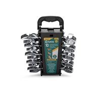 SATA 10 Piece 12 Point Stubby Wrench Set | Metric Sizes 10mm - 19mm| Off Corner Loading | ST08418G
