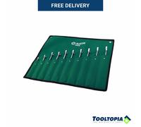 Sata 10pc XL X-Beam Ratcheting Wrench Compact Hand Tool Set 8-19mm ST08016