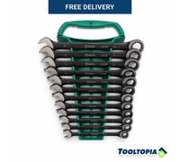 SATA Tools Sata 12Pc Metric Combi Ratcheting Wrench Set-Metric - Black Edition