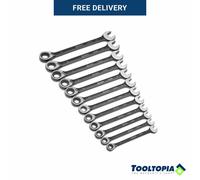 Sata 12pc Reversible Ratcheting Wrench Set Metric - Black Edition ST08044B