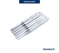 SATA ST09162SJ 6-Piece Professional Pin Punch Set with a Chromate Finish and Strong CR-V Steel Construction, Green