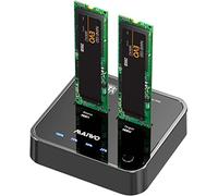 SATA Clone Docking station, 5Gbit/s Dual-Bay Tool-Free USB C to SATA Offline Clone Duplicators External Hard Drive Enclosure for B or B&M Key 2242 2260 2280 22110 M.2 SSDs, MAIWO-K3016S