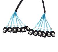 SATA-III Cable, SATA-6Gbps HDD-SDD Data-Cable Replacement For Server Bitcoin Computer SSD HDD CD DVD Drives (1m 6Sata)