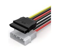 SATA Power Cable 4 PIN IDE SATA Splitter 0.2m HDD SDD Cable for Computer Connection