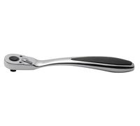SATA ST11970SC Reversible Ratchet 1/4 Inch / 6.35 mm for Extra Heavy Duty with 60 Teeth, 6° Actuation Angle and Offset Non-Slip Handle