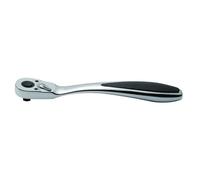 SATA ST12970SC Reversible Ratchet 3/8 Inch / 9.525 mm for Extra Heavy Duty with 60 Teeth, 6° Actuation Angle and Offset Non-Slip Handle