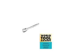 SATA ST13974 1/2-Inch Drive 120P Professional Ratchet with Teardrop Head, Polished, with 3-Degree Swing Arc