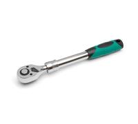 SATA ST13992BU Telescopic Ratchet 1/2 Inch / 12.7 mm Extendible 300 to 440 mm with 6 Exposure 60 Teeth 6° Actuation Angle and Non-Slip 2-Component Handle