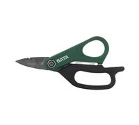 SATA ST93125 Electrician's Scissors, Cable Scissors, Universal Scissors, Multi Scissors with Wire Stripper, Titanium Blades and Comfortable Soft Grip