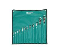 SATA Tools Sata 12Pc Metric Double Box End Spanner Set Chrome Vanadium Alloy Steel