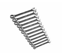 SATA Tools Sata 12Pc Reversible Ratcheting Wrench Set Metric - Black Edition