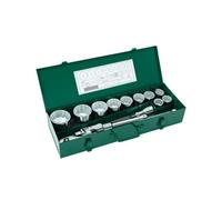 SATA Tools Sata 3/4 Drive 15Pc 12 Point Metric Socket Set Quick Release Ratchet 30-60mm