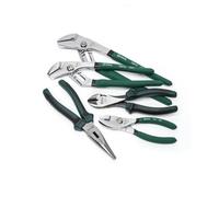 SATA Tools Sata 5Pc Pliers Set - Clear Anti Rust Coating Two-Tone Anti Slip Handle