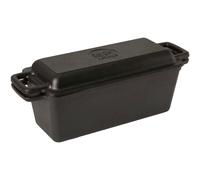 Satake - Bread Tin With Lid Cast Iron, 3 L - Black