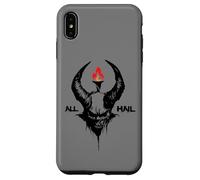 Satan Black Flame Devil Lucifer Wicca Pagan trve Metalhead Case for iPhone XS Max