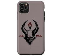 Satan Black Flame trve Metalhead Devil Lucifer Wicca Pagan Case for iPhone 11 Pro Max