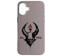 Satan Black Flame trve Metalhead Devil Lucifer Wicca Pagan Case for iPhone 16 Plus