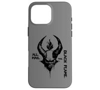 Satan Black Flame trve Metalhead Devil Lucifer Wicca Pagan Case for iPhone 16 Pro Max