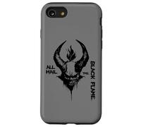 Satan Black Flame trve Metalhead Devil Lucifer Wicca Pagan Case for iPhone SE (2020) / 7/8