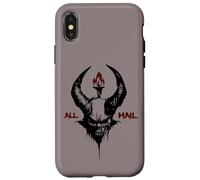 Satan Black Flame trve Metalhead Devil Lucifer Wicca Pagan Case for iPhone X/XS
