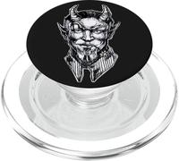 Satan Devil Handsome Gentleman Tattoo Flash PopSockets PopGrip for MagSafe