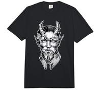 Satan Devil Old Scratch Handsome Gentleman Tattoo Comfort Colors Adult Heavyweight T-Shirt