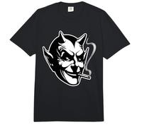 Satan Devil Smoking Lucifer Gothic Blackwork Comfort Colors Adult Heavyweight T-Shirt