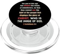 Satan Has Blinded The Minds Of Unbelievers 2 Cor 4 4 PopSockets PopGrip for MagSafe