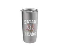 Satan is My Savior Satanic Baphomet Witchcraft Goth Occult Stainless Steel Insulated Tumbler