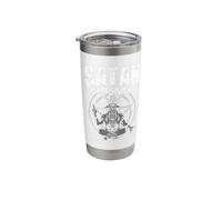 Satan is My Savior Satanic Witchcraft Baphomet Goth Occult Stainless Steel Insulated Tumbler