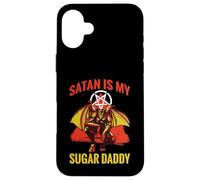 Satan is my sugar daddy devil and hell Case for iPhone 16 Plus
