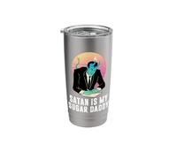 Satan is My Sugar Daddy Devil and Hell Stainless Steel Insulated Tumbler