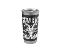 Satan is My Sugar Daddy Devil and Hell Stainless Steel Insulated Tumbler