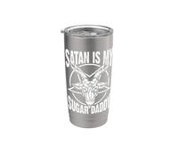 Satan is My Sugar Daddy Devil and Hell Stainless Steel Insulated Tumbler