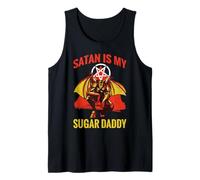 Satan is my sugar daddy devil and hell Tank Top