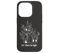 Satan Occult Burning Church Unholy Antichrist Halloween Case for iPhone 14 Pro