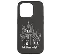 Satan Occult Burning Church Unholy Antichrist Halloween Case for iPhone 15 Pro