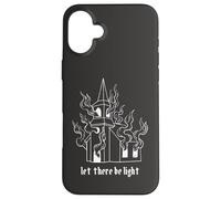 Satan Occult Burning Church Unholy Antichrist Halloween Case for iPhone 16 Plus