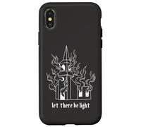 Satan Occult Burning Church Unholy Antichrist Halloween Case for iPhone X/XS