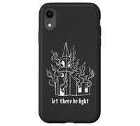 Satan Occult Burning Church Unholy Antichrist Halloween Case for iPhone XR