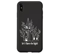 Satan Occult Burning Church Unholy Antichrist Halloween Case for iPhone XS Max