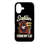 SATAN TAKES NOTES FROM MY CAT Case for iPhone 17