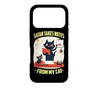 SATAN TAKES NOTES FROM MY CAT Case for iPhone 17 Pro
