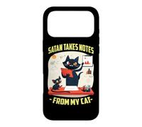 SATAN TAKES NOTES FROM MY CAT Case for iPhone 17 Pro Max