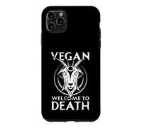 Satanic Baphomet Satanism Pentagram Vegan Welcome To Death Case for iPhone 11 Pro Max