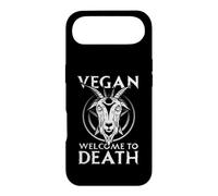 Satanic Baphomet Satanism Pentagram Vegan Welcome To Death Case for iPhone Air