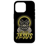 Satanic Cat Goat Not Today Jesus Dark Humor Occult Case for iPhone 16 Pro