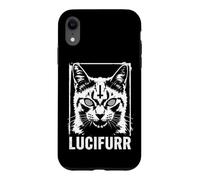 Satanic Cat Lucifurr Black Metal Goth Kitten Occult Case for iPhone XR