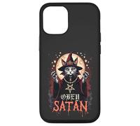 Satanic Cat Wizard Obey Satan Kitty Sorcerer Case for iPhone 12/12 Pro