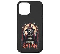 Satanic Cat Wizard Obey Satan Kitty Sorcerer Case for iPhone 12 Pro Max